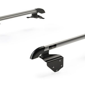 Jeep JK 2 Door Nebo Roof Rack Main Rail Kit Silver 07-18 Wrangler JK TeraFlex