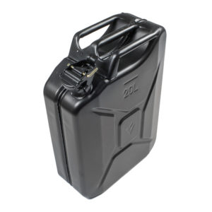 Jerrycan 20L - Finition en acier mat noir - par Front Runner