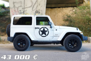 Jeep Wrangler JK Sahara 2 portes Blanche