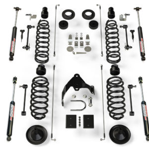 Jeep JK 2 Door Base 4 Inch Lift Kit w/ 9550 VSS Shocks 07-18 Wrangler JK TeraFlex