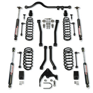Jeep JK 2 Door 3 Inch Lift Suspension System w/ 4 Sport Flexarms Track Bar and 9550 VSS Shocks 07-18 Wrangler JK TeraFlex