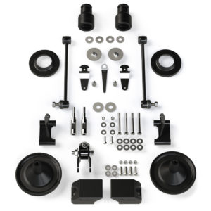 Kit réhausse économique pour surélever la Jeep Wrangler JK de 6,5 cm.