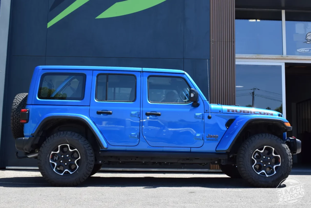 Vendu - Jeep Wrangler JLU Rubicon Hydro Blue 2.0 Turbo