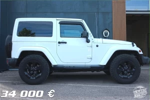 Jeep Wrangler JK Sahara 3.6L V6 Blanche