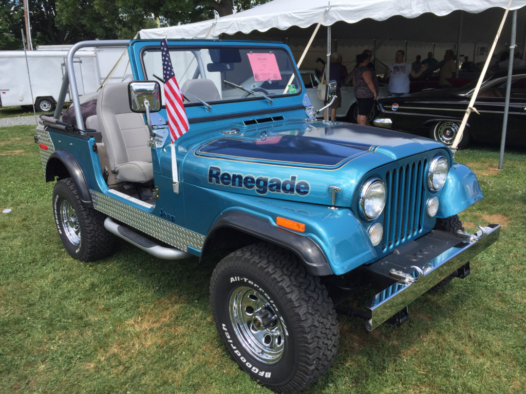 Jeep CJ-7 Renegade bleue de 1979, construite par AMC Canada