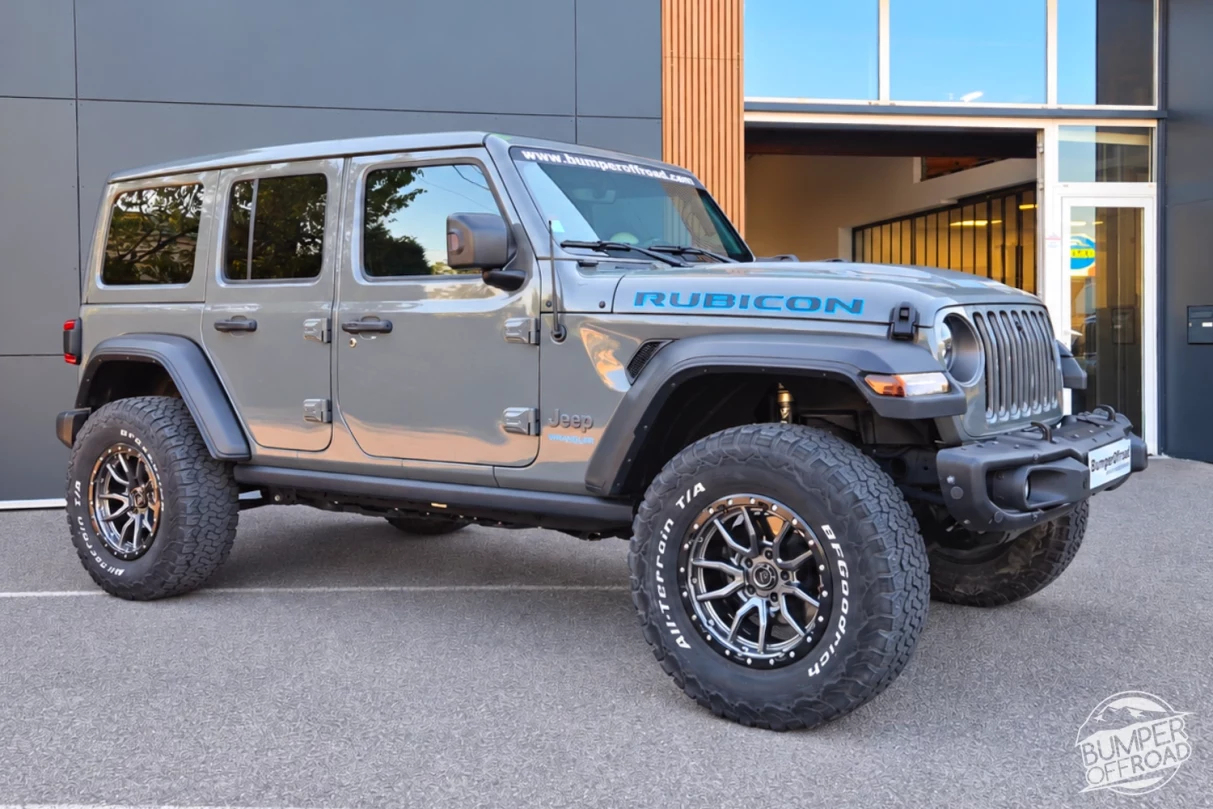 Jeep Wrangler Rubicon 4XE Hybride Rechargeable Sting Gray 2021, vue 2 sur 18