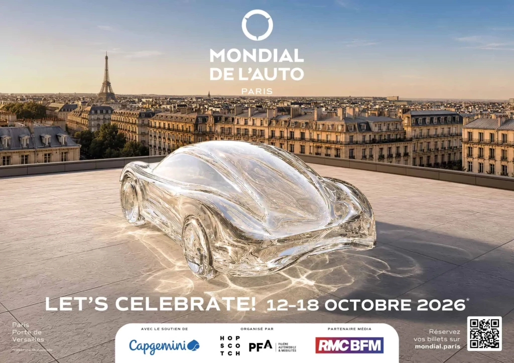 Affiche Salon international de l'auto à Paris 2026